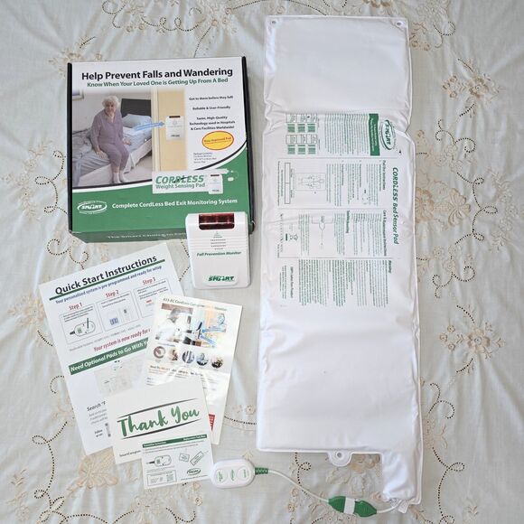 Smart Caregiver Wireless & Cordless Weight Sensing Bed Pad - 10" x 30" MSRP $124 - Picture 7 of 10
